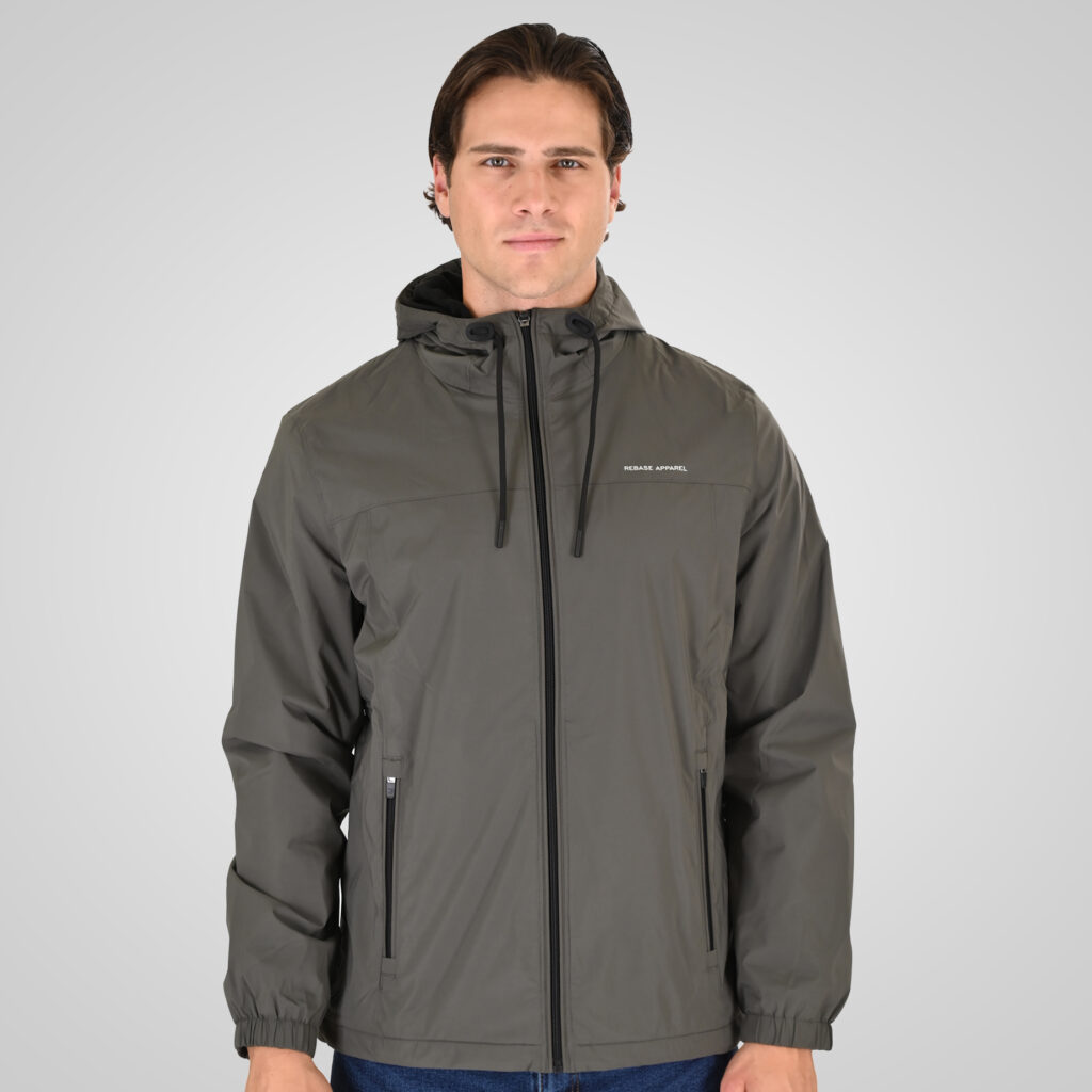 262RJK-2101 JACKETS WITH FLEECE INSIDE GREY GREEN