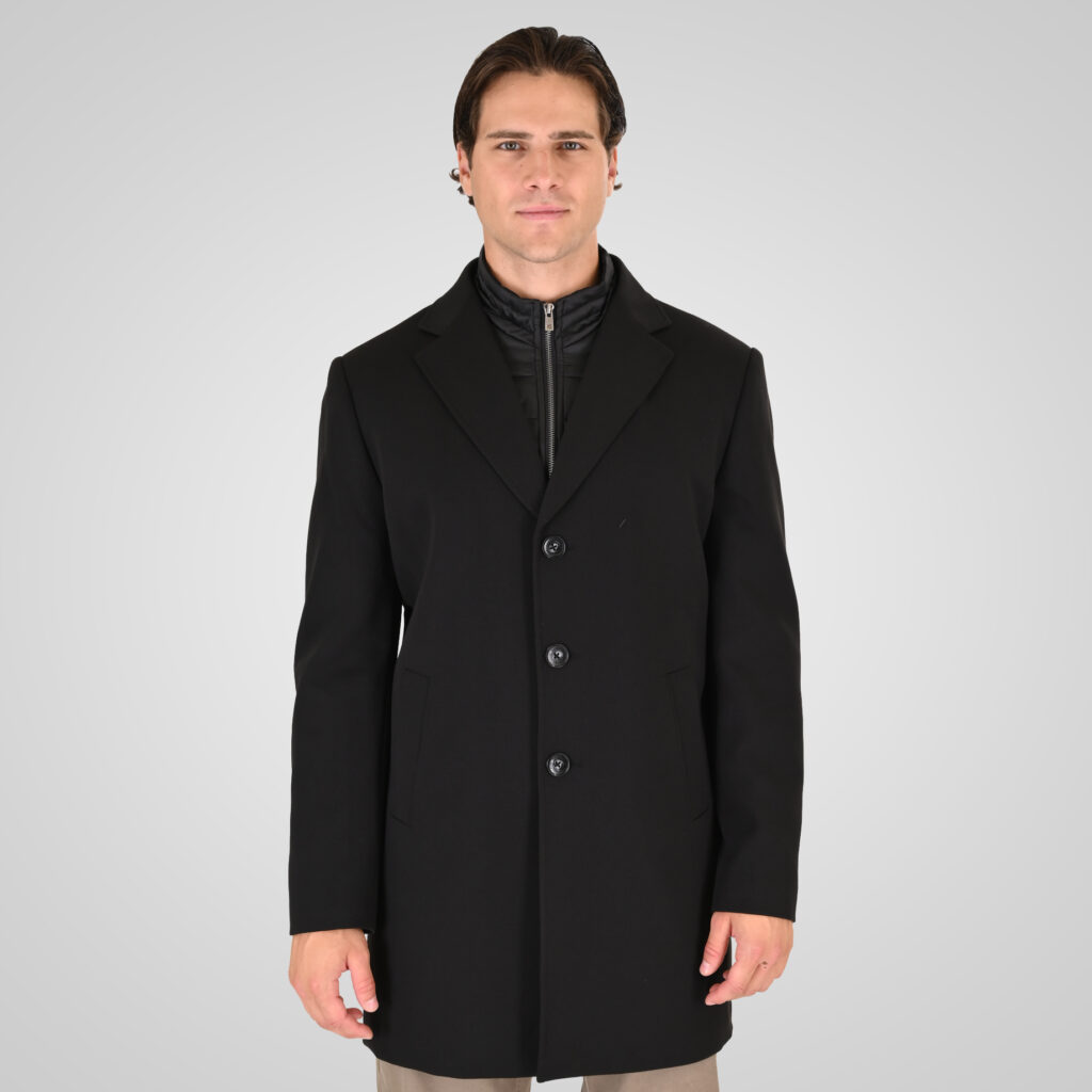 262RJK-2107 COATS LONG BLACK