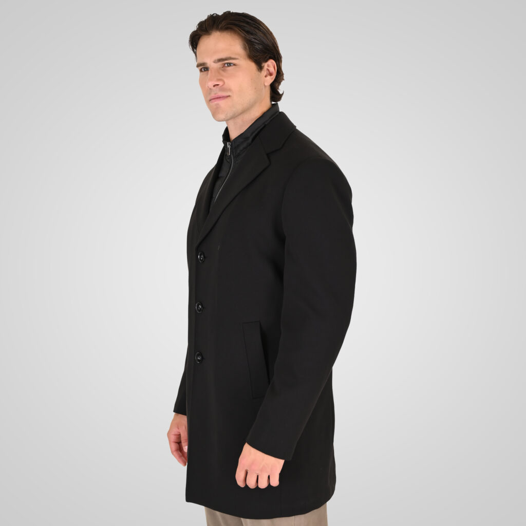 262RJK-2107 COATS LONG BLACK