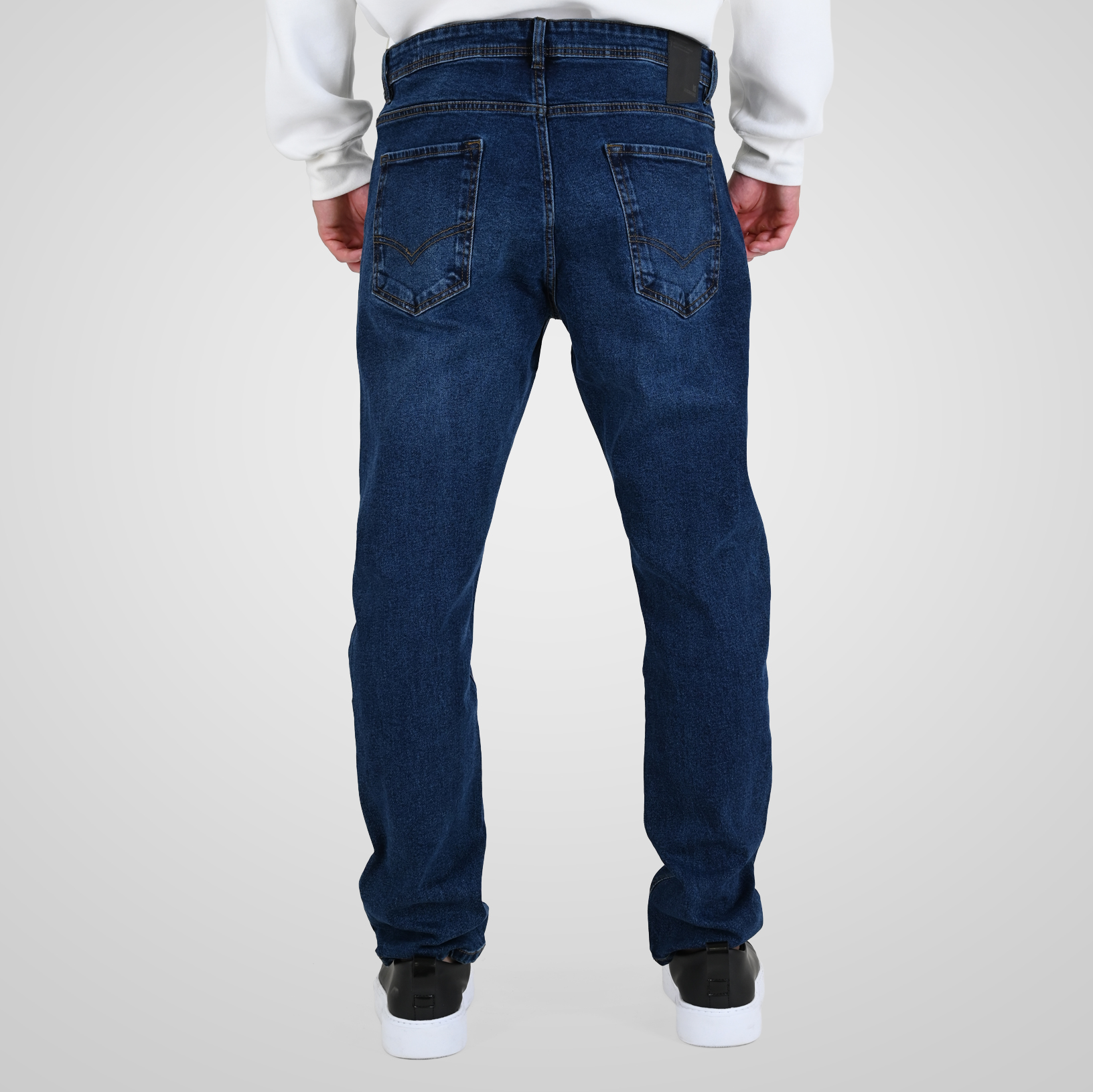 262RJP-4119 DENIM PANTS DK BLUE DENIM - Image 4