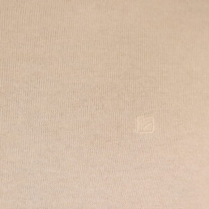 262RKNIT-8050 KNITS CREWNECK WITH DENSE EMBROIDERY OFF WHITE MELANGE - Image 5