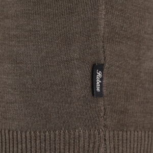 262RKNIT-8051 KNITS ROLL NECK KHAKI MELANGE - Image 5