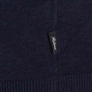 262RKNIT-8051 KNITS ROLL NECK NAVY MELANGE - Image 5