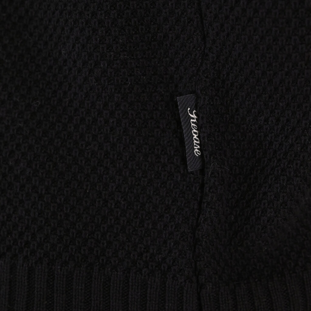 262RKNIT-8053 KNITS CREWNECK (SPECIAL KNITTING) BLACK
