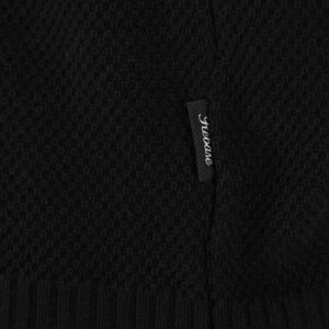 262RKNIT-8053 KNITS CREWNECK (SPECIAL KNITTING) BLACK - Image 5