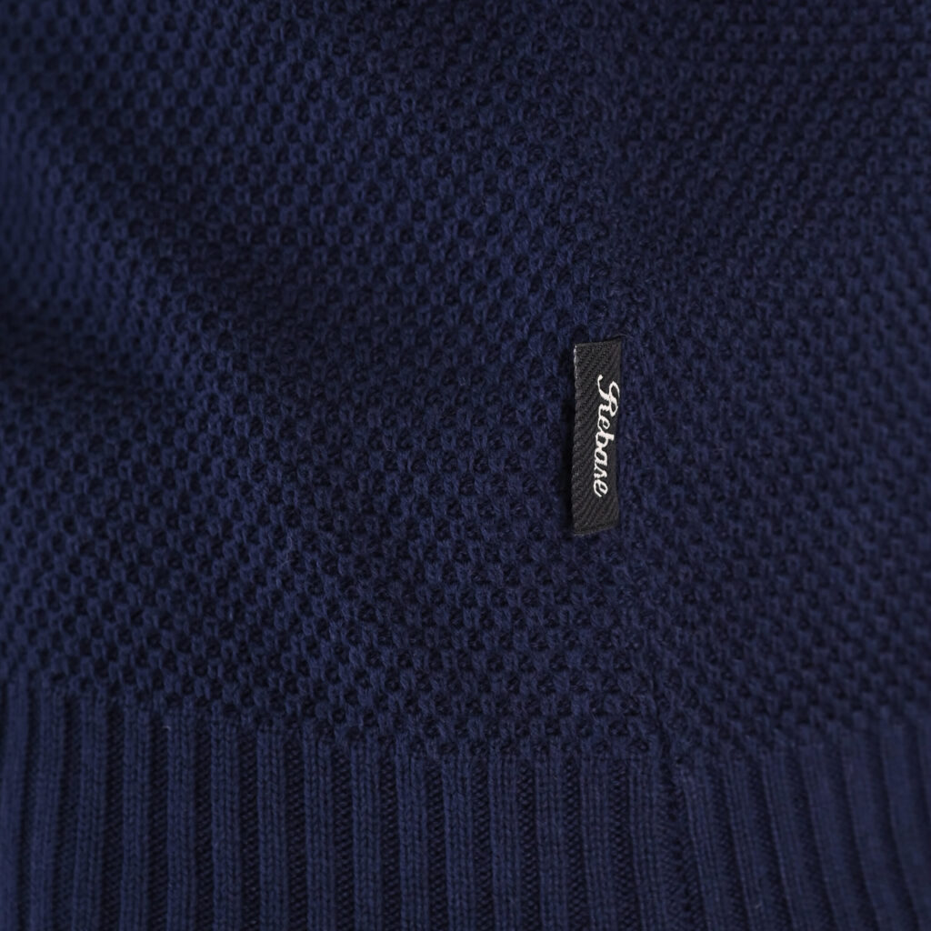 262RKNIT-8053 KNITS CREWNECK (SPECIAL KNITTING) BLUE MARINE