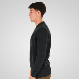 262RKNIT-8053 KNITS CREWNECK (SPECIAL KNITTING) DEEP FOREST - Image 3