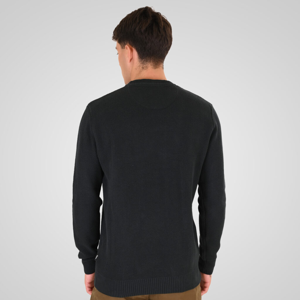 262RKNIT-8053 KNITS CREWNECK (SPECIAL KNITTING) DEEP FOREST