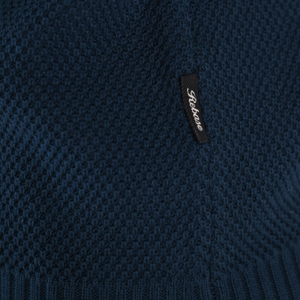 262RKNIT-8053 KNITS CREWNECK (SPECIAL KNITTING) DK PETROL