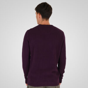 262RKNIT-8053 KNITS CREWNECK (SPECIAL KNITTING) DK RASPBERRY - Image 4