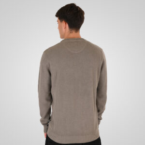 262RKNIT-8053 KNITS CREWNECK (SPECIAL KNITTING) FOG - Image 4