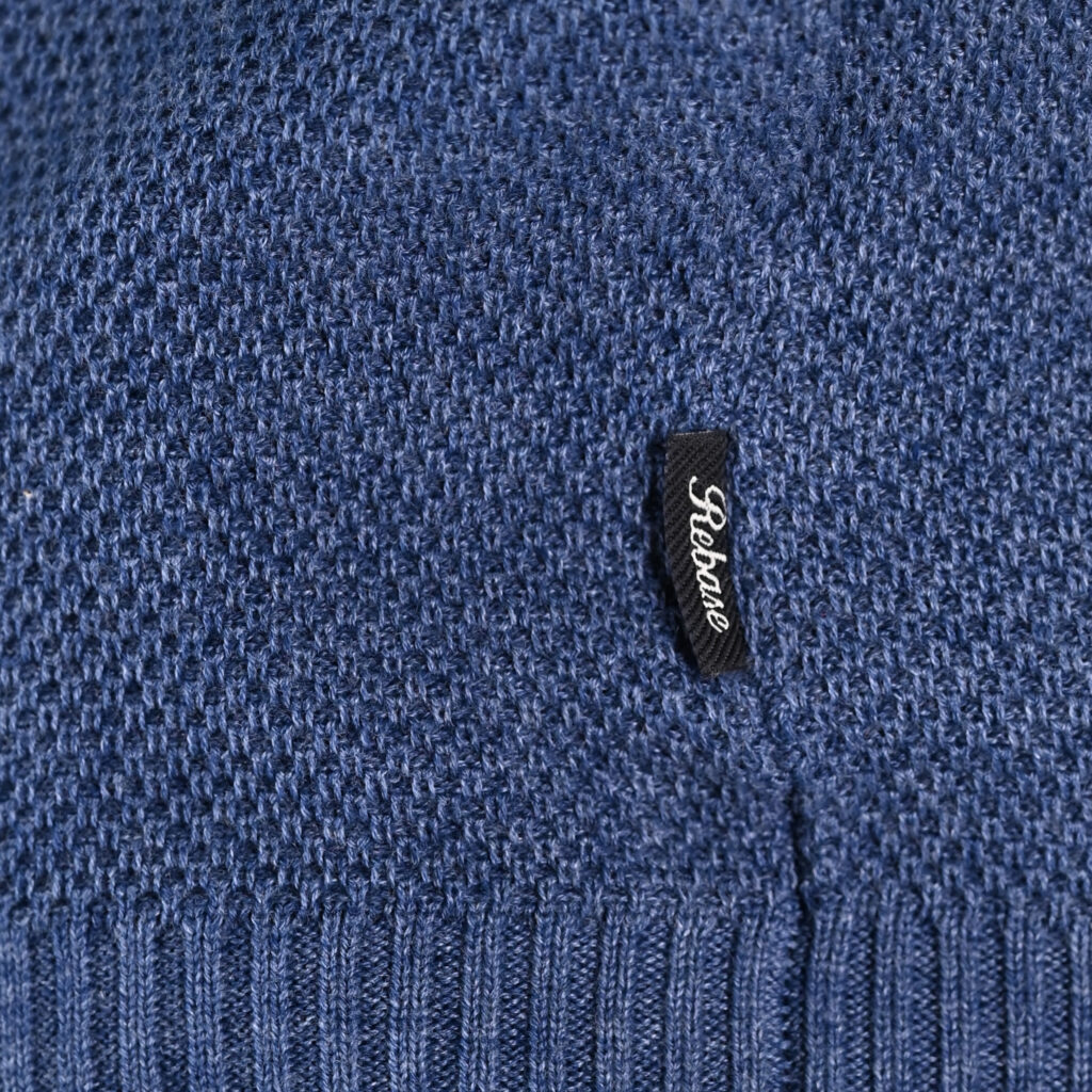 262RKNIT-8053 KNITS CREWNECK (SPECIAL KNITTING) INDIGO