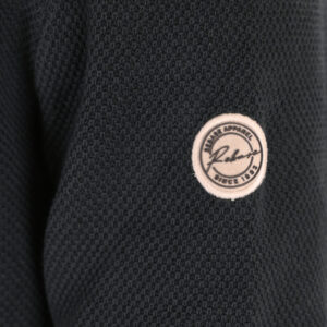 262RKNIT-8054 KNITS HALF-ZIP WITH STAND-UP COLLAR (SPECIAL KNITTING) DEEP FOREST - Image 5