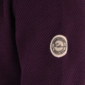 262RKNIT-8054 KNITS HALF-ZIP WITH STAND-UP COLLAR (SPECIAL KNITTING) DK RASPBERRY - Image 5
