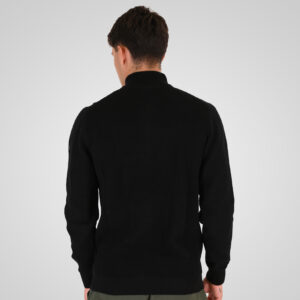 262RKNIT-8055 KNITS FULL-ZIP (SPECIAL KNITTING) BLACK - Image 4