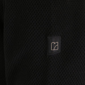 262RKNIT-8055 KNITS FULL-ZIP (SPECIAL KNITTING) BLACK - Image 5