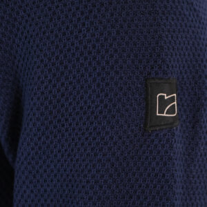 262RKNIT-8055 KNITS FULL-ZIP (SPECIAL KNITTING) BLUE MARINE - Image 5