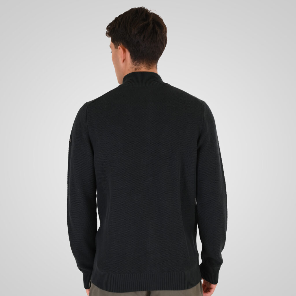 262RKNIT-8055 KNITS FULL-ZIP (SPECIAL KNITTING) DEEP FOREST
