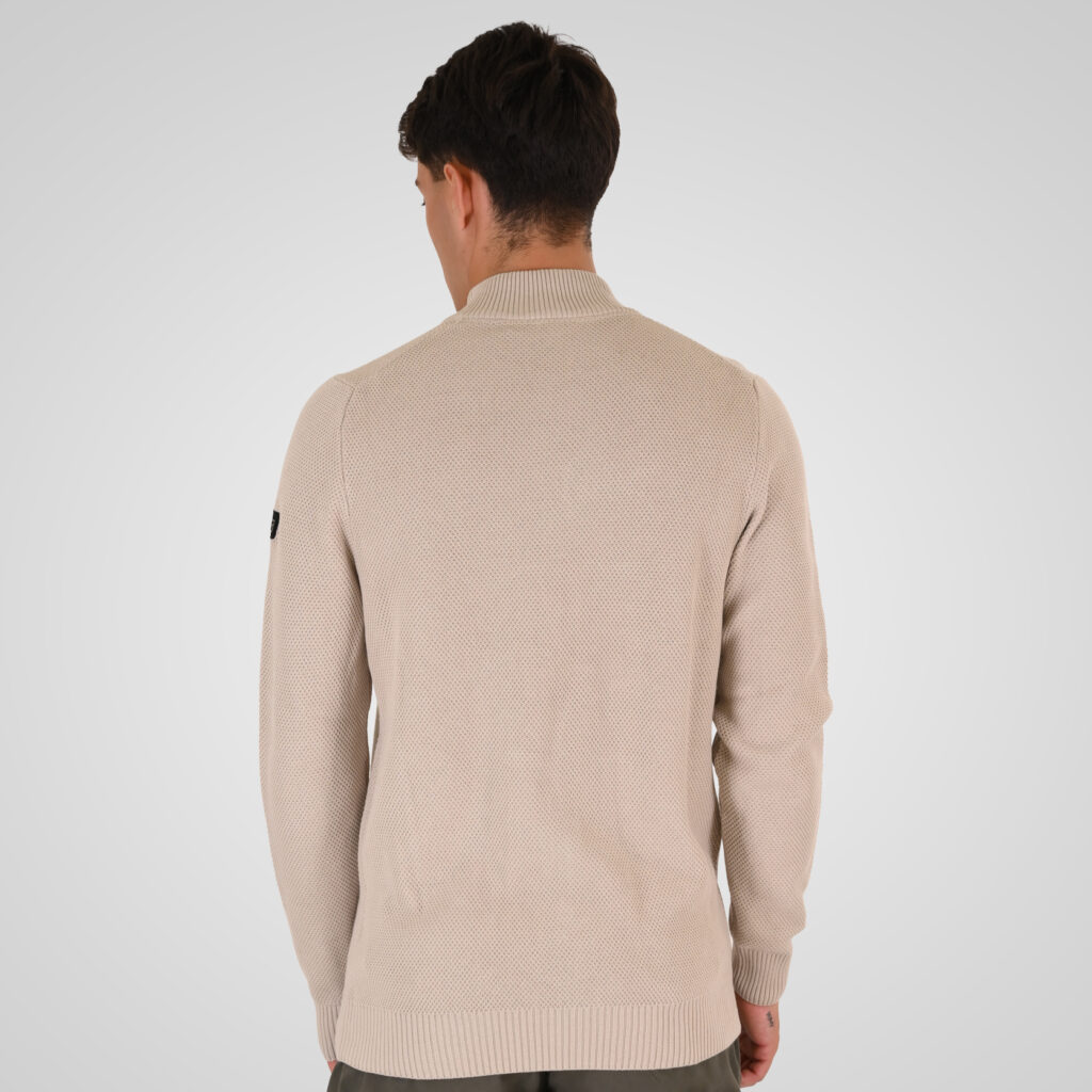 262RKNIT-8055 KNITS FULL-ZIP (SPECIAL KNITTING) ICE