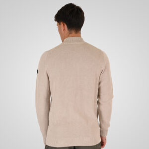 262RKNIT-8055 KNITS FULL-ZIP (SPECIAL KNITTING) ICE - Image 4