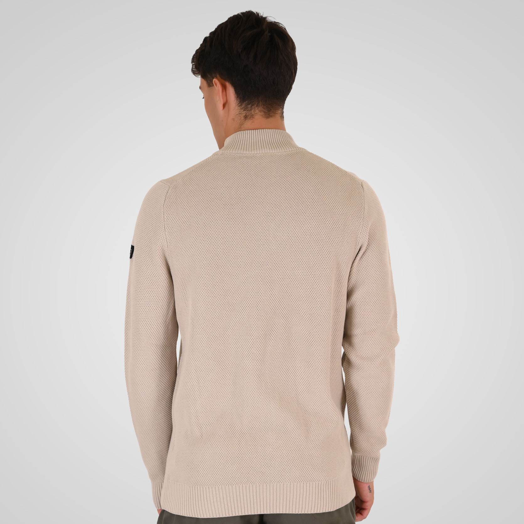 262RKNIT-8055 KNITS FULL-ZIP (SPECIAL KNITTING) ICE - Image 4