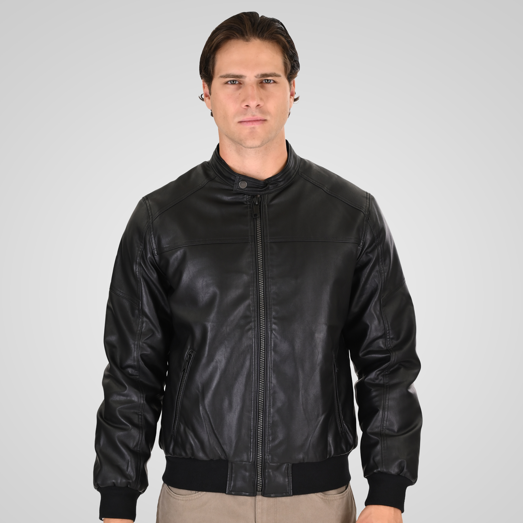 262RLJK-2098 JACKETS BOMBER BLACK - Image 1