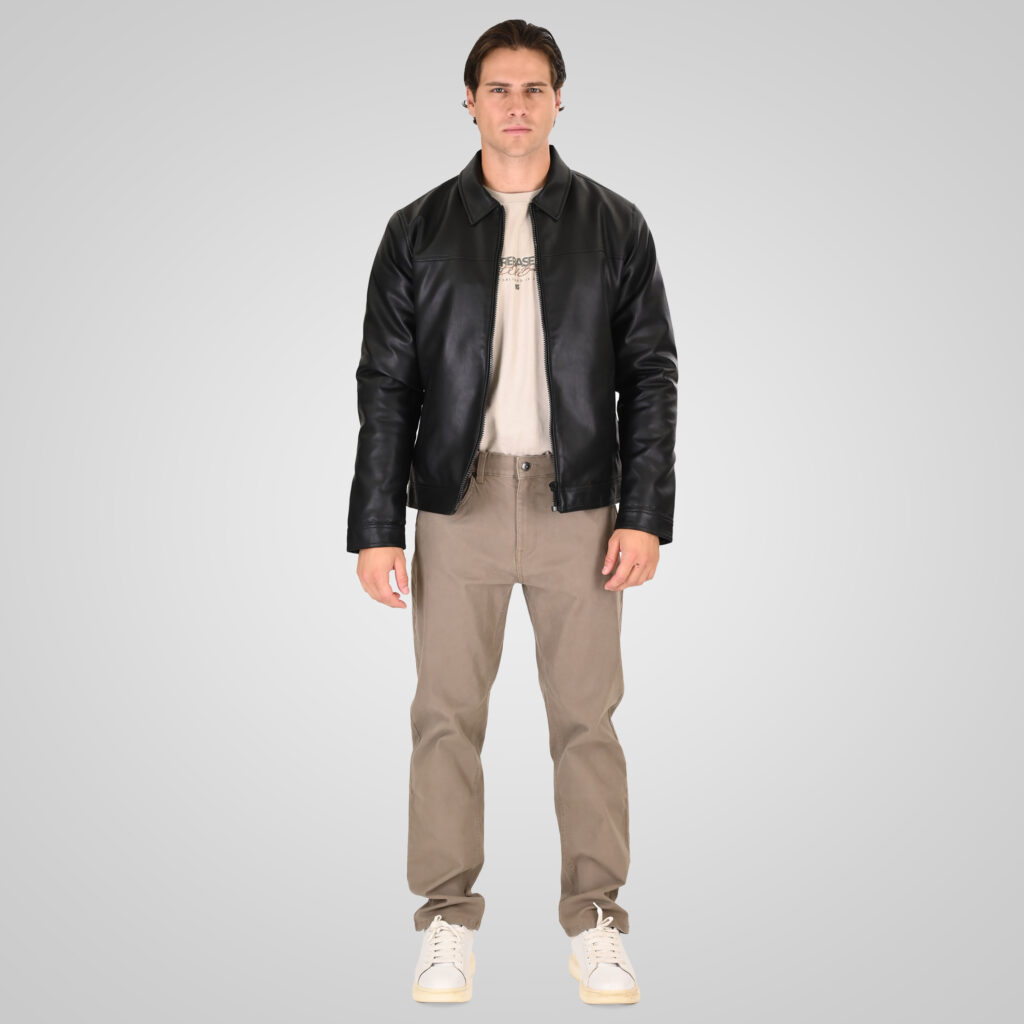 262RLJK-2099 JACKETS WITH COLLAR BLACK