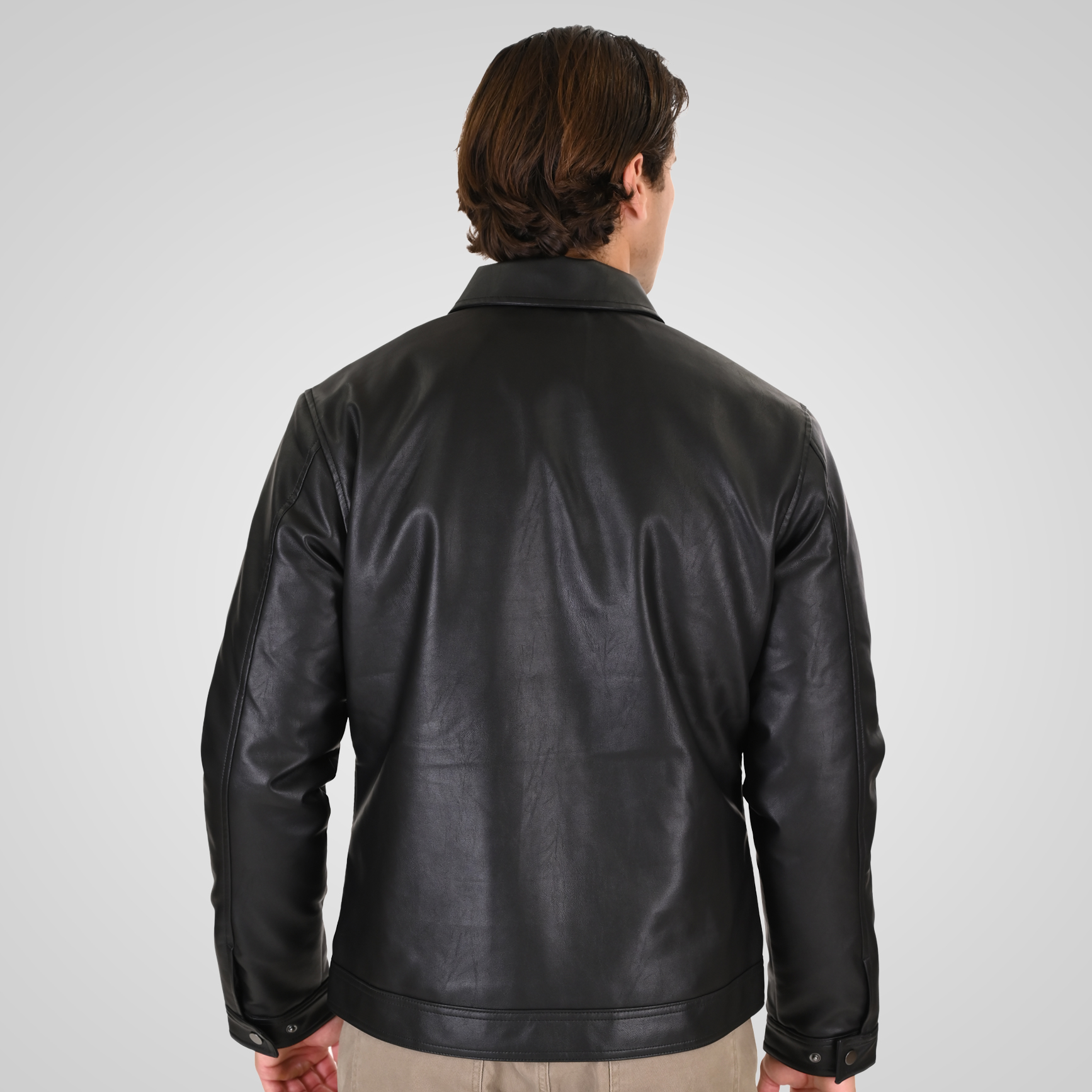 262RLJK-2099 JACKETS WITH COLLAR BLACK - Image 4