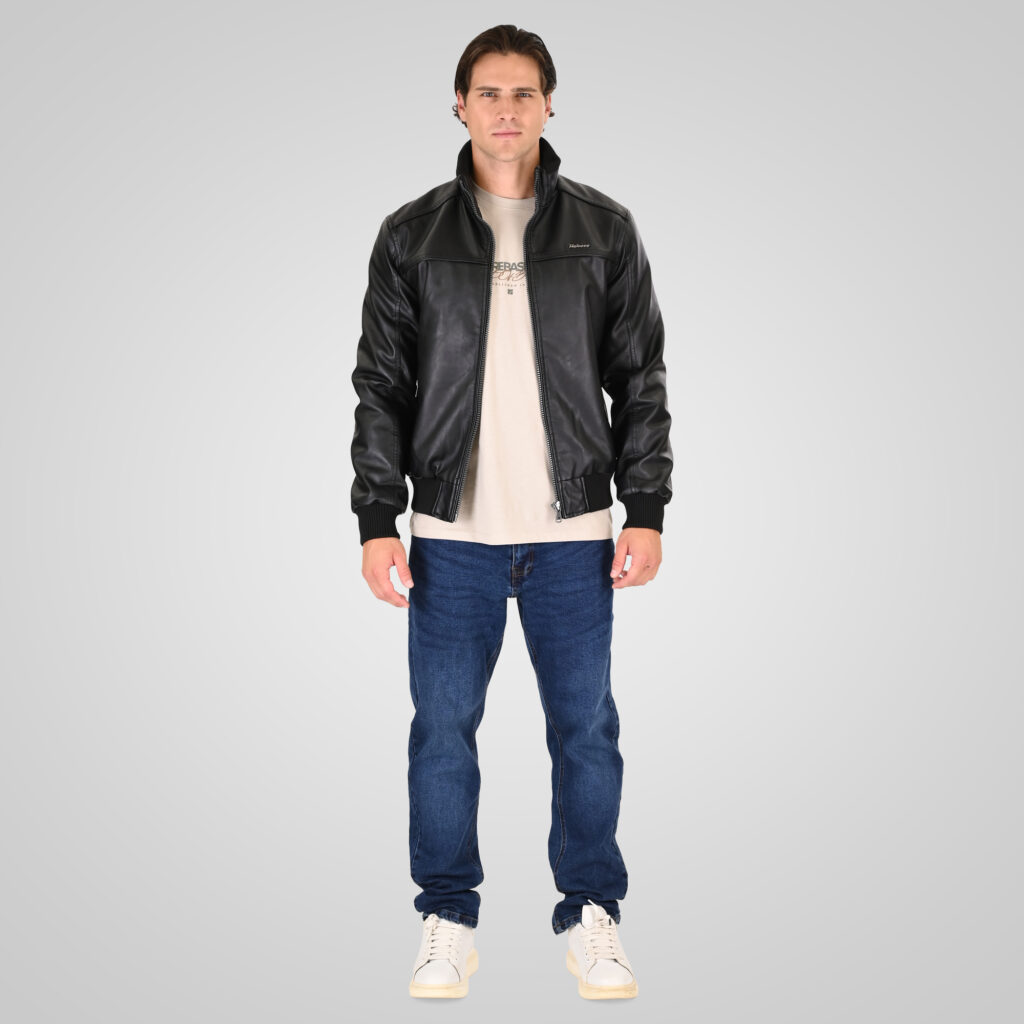 262RLJK-2127 BOMBER JACKETS BLACK