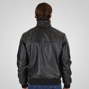 262RLJK-2127 BOMBER JACKETS BLACK - Image 4
