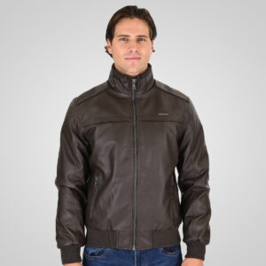 262RLJK-2127 BOMBER JACKETS DARK CHOCOLATE