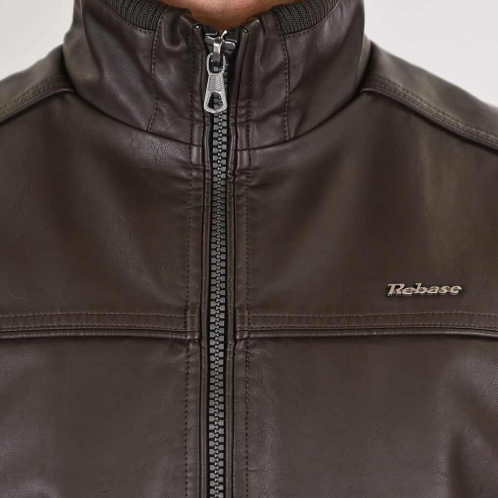 262RLJK-2127 BOMBER JACKETS DARK CHOCOLATE