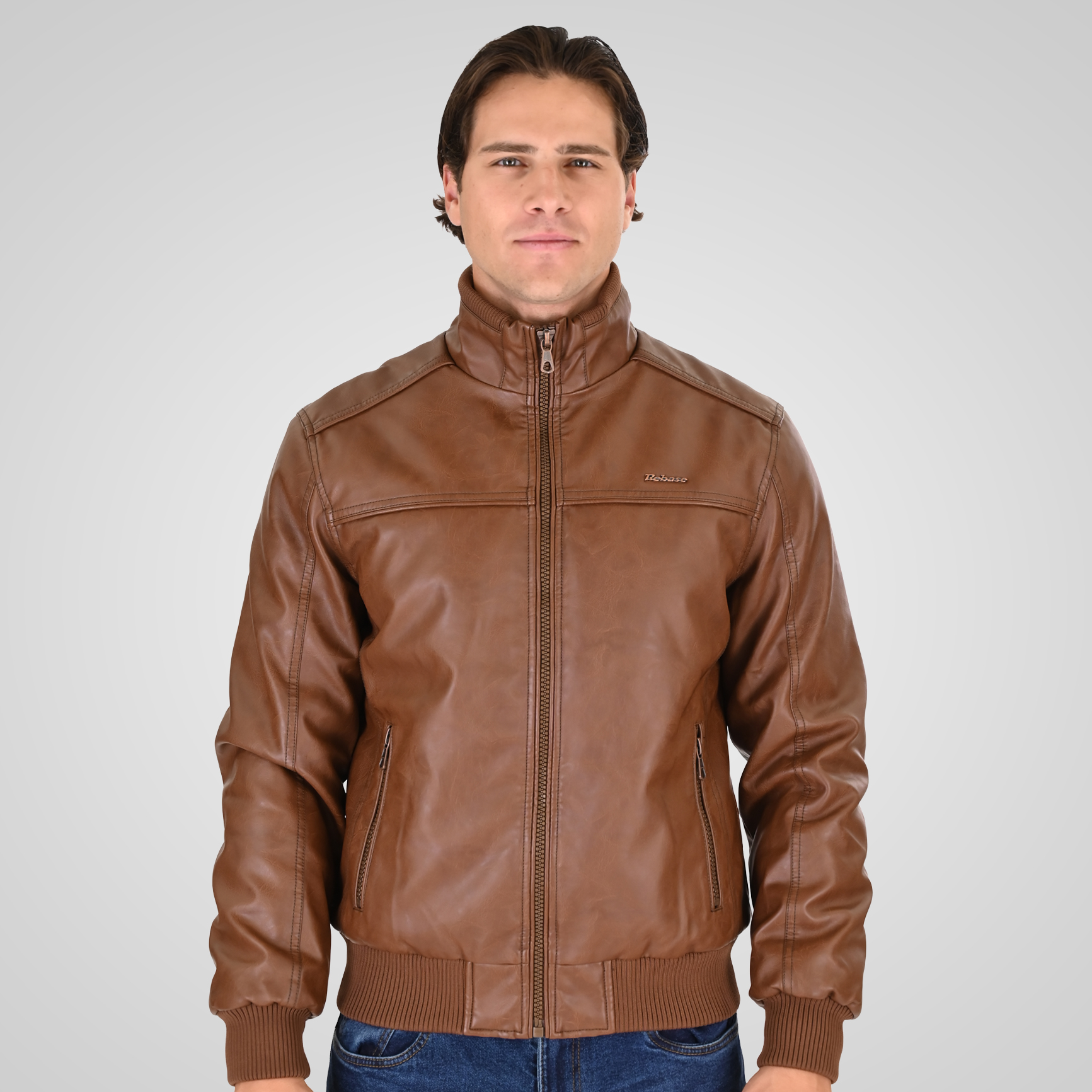 262RLJK-2127 BOMBER JACKETS TABAC - Image 1