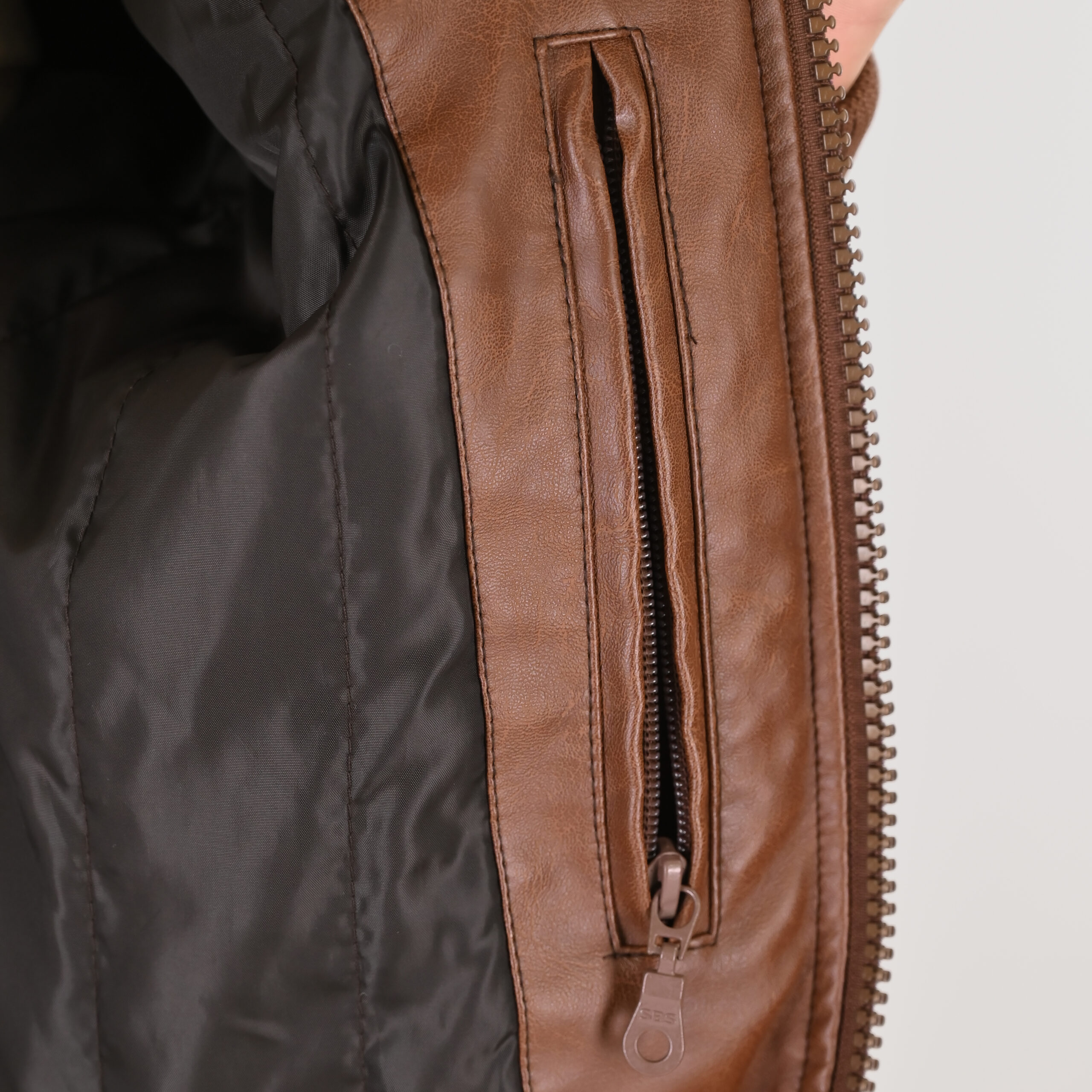 262RLJK-2127 BOMBER JACKETS TABAC - Image 7