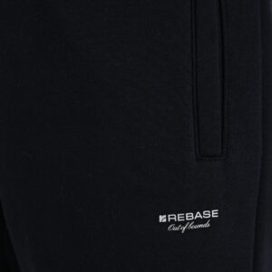 262RPAN-6045 JOGGER PANTS WITH ELASTIC WAISTBAND. HEM AND HIGH DENSITY PRINT (BRUSHED FLEECE) BLACK - Image 5
