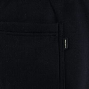 262RPAN-6045 JOGGER PANTS WITH ELASTIC WAISTBAND. HEM AND HIGH DENSITY PRINT (BRUSHED FLEECE) BLACK - Image 6