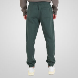 262RPAN-6045 JOGGER PANTS WITH ELASTIC WAISTBAND. HEM AND HIGH DENSITY PRINT (BRUSHED FLEECE) MOSS GREEN - Image 4