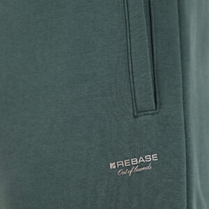 262RPAN-6045 JOGGER PANTS WITH ELASTIC WAISTBAND. HEM AND HIGH DENSITY PRINT (BRUSHED FLEECE) MOSS GREEN - Image 5