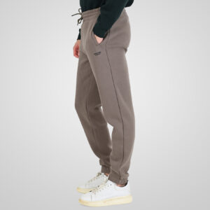 262RPAN-6045 JOGGER PANTS WITH ELASTIC WAISTBAND. HEM AND HIGH DENSITY PRINT (BRUSHED FLEECE) TAUPE - Image 3