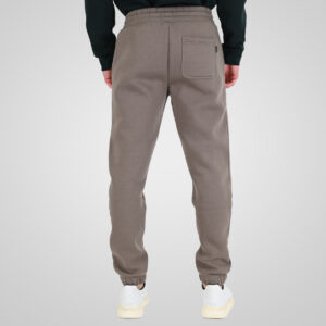 262RPAN-6045 JOGGER PANTS WITH ELASTIC WAISTBAND. HEM AND HIGH DENSITY PRINT (BRUSHED FLEECE) TAUPE - Image 4