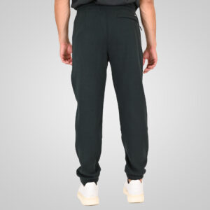 262RPAN-6046 JOGGER PANTS WITH ELASTIC WAISTBAND. HEM. HIGH DENSITY PRINT AND ZIPPERED POCKETS (BRUSHED FLEECE) FOREST GREEN - Image 4