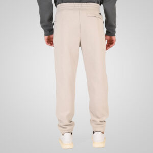 262RPAN-6046 JOGGER PANTS WITH ELASTIC WAISTBAND. HEM. HIGH DENSITY PRINT AND ZIPPERED POCKETS (BRUSHED FLEECE) ICE - Image 4
