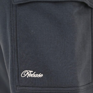 262RPAN-6047 JOGGER PANTS WITH ELASTIC WAISTBAND AND HEM. AND CARGO POCKETS (RELAXED FIT) (BRUSHED FLEECE) ANTHRACITE - Image 5