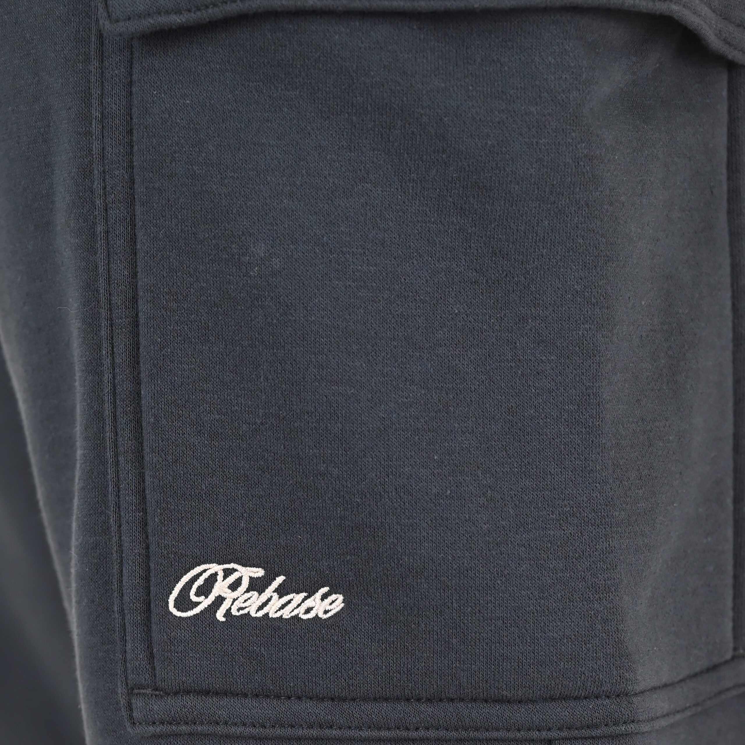 262RPAN-6047 JOGGER PANTS WITH ELASTIC WAISTBAND AND HEM. AND CARGO POCKETS (RELAXED FIT) (BRUSHED FLEECE) ANTHRACITE - Image 5
