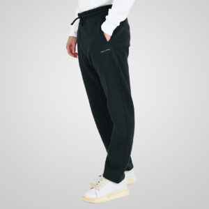 262RPAN-6048 JOGGER PANTS WITH ELASTIC WAISTBAND AND HIGH DENSITY PRINT (RELAXED FIT) (BRUSHED FLEECE) FOREST GREEN - Image 3