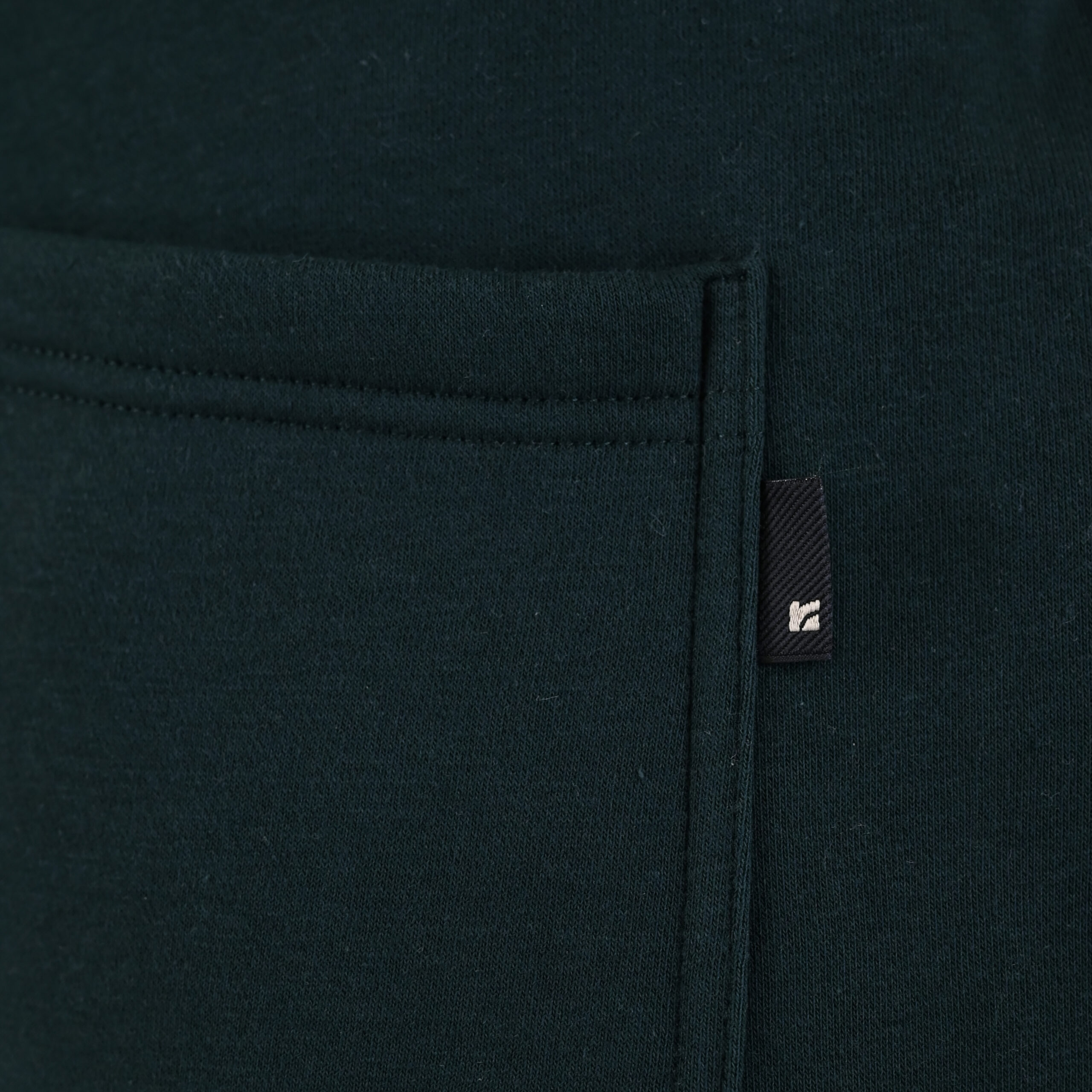 262RPAN-6048 JOGGER PANTS WITH ELASTIC WAISTBAND AND HIGH DENSITY PRINT (RELAXED FIT) (BRUSHED FLEECE) FOREST GREEN - Image 6