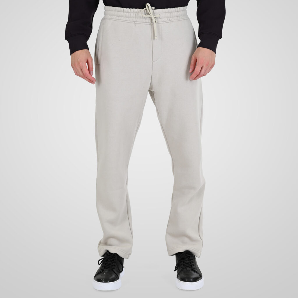 262RPAN-6048 JOGGER PANTS WITH ELASTIC WAISTBAND AND HIGH DENSITY PRINT (RELAXED FIT) (BRUSHED FLEECE) ICE