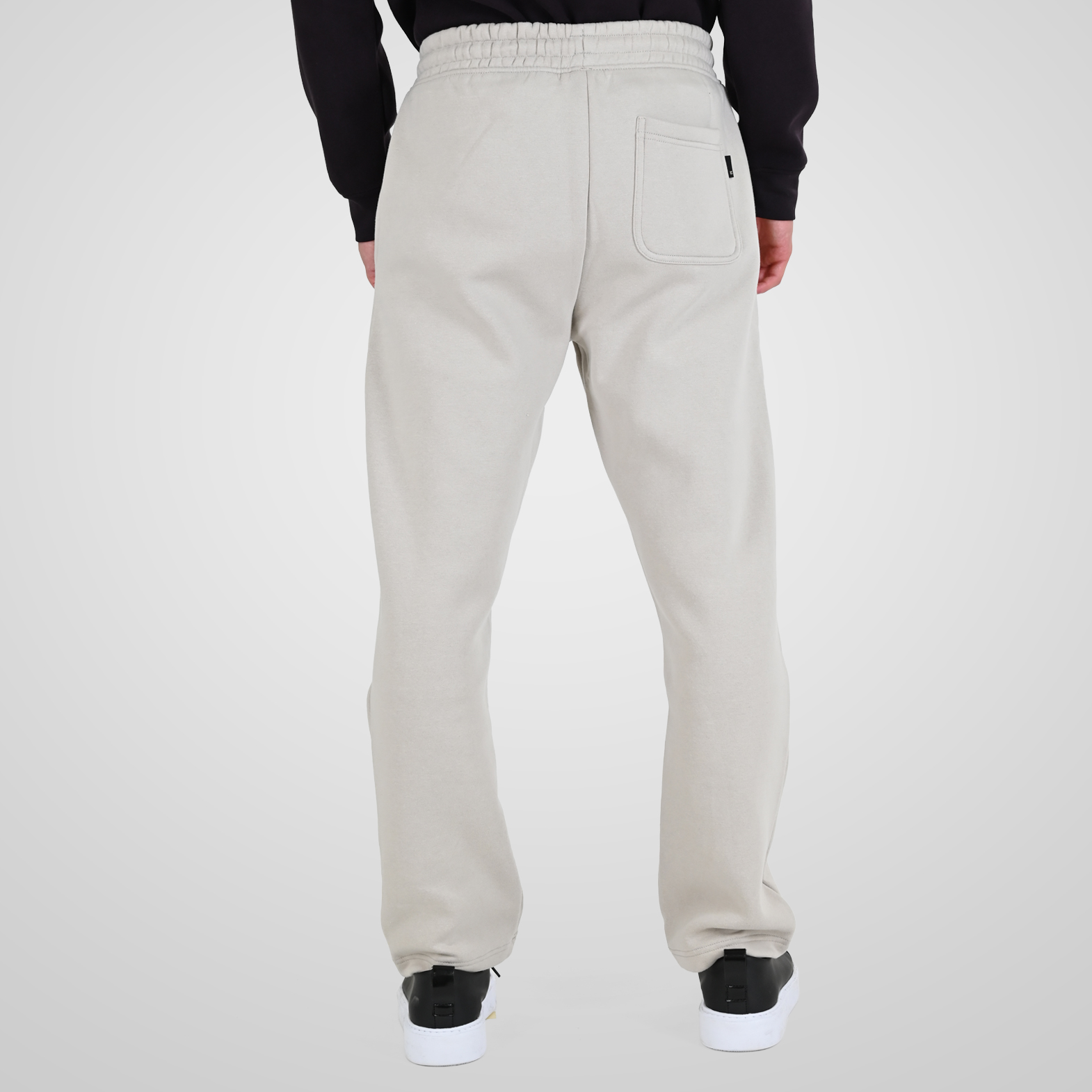 262RPAN-6048 JOGGER PANTS WITH ELASTIC WAISTBAND AND HIGH DENSITY PRINT (RELAXED FIT) (BRUSHED FLEECE) ICE - Image 4