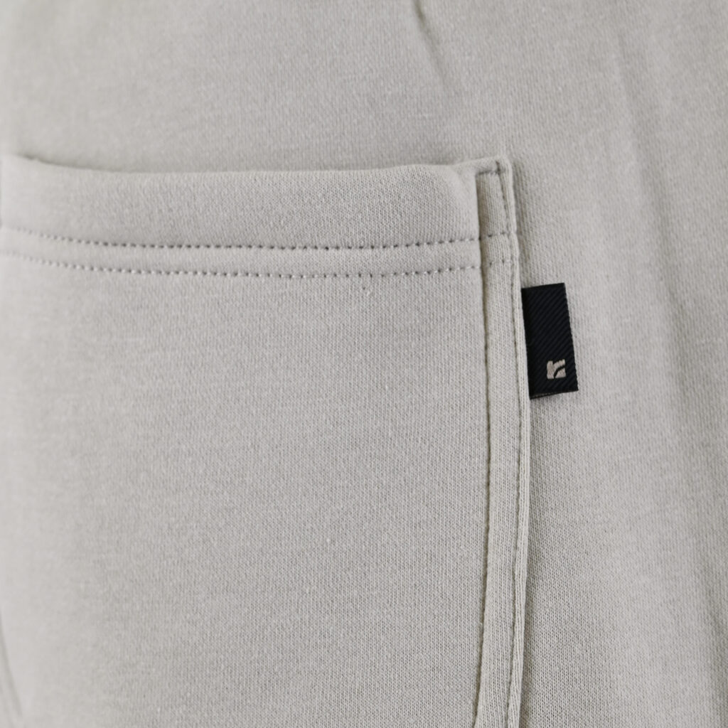 262RPAN-6048 JOGGER PANTS WITH ELASTIC WAISTBAND AND HIGH DENSITY PRINT (RELAXED FIT) (BRUSHED FLEECE) ICE