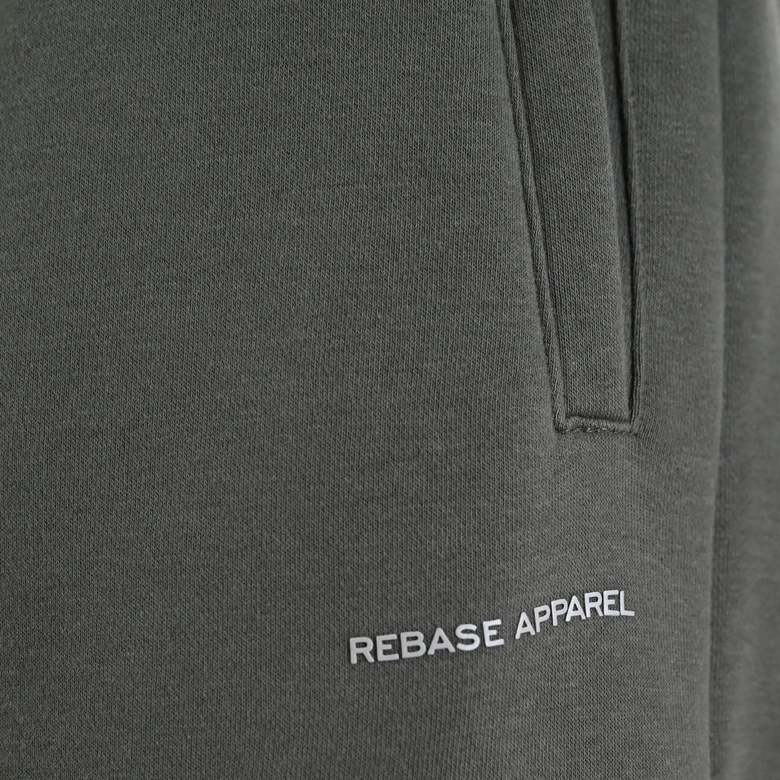 262RPAN-6048 JOGGER PANTS WITH ELASTIC WAISTBAND AND HIGH DENSITY PRINT (RELAXED FIT) (BRUSHED FLEECE) KHAKI - Image 5